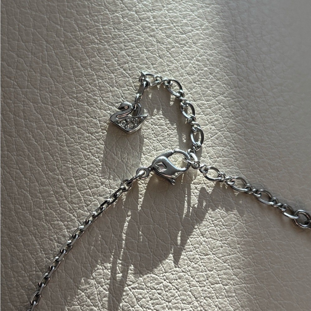 SWAROVSKI Big Crystal silver necklace - Picture 4 of 6